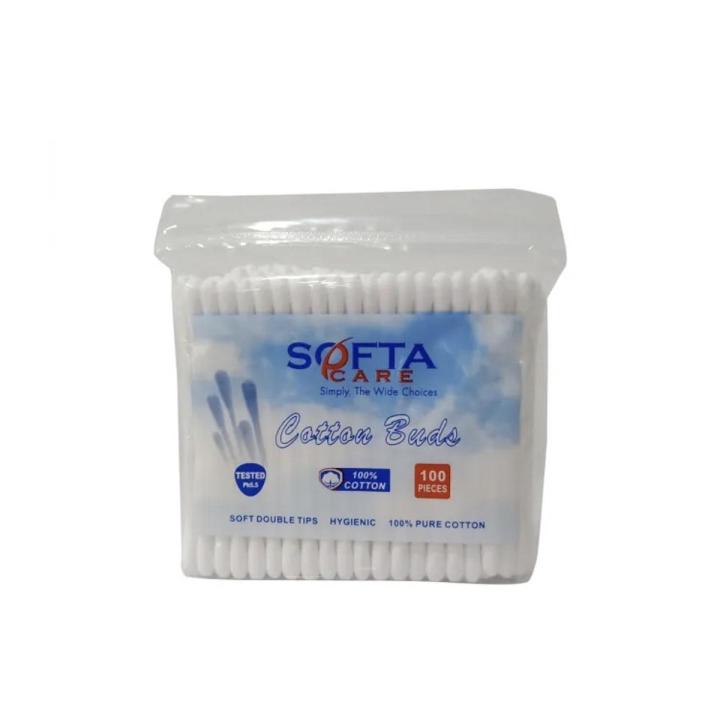 Cotton Buds (Plastic Stick) Zip Bag 100pcs Pkt