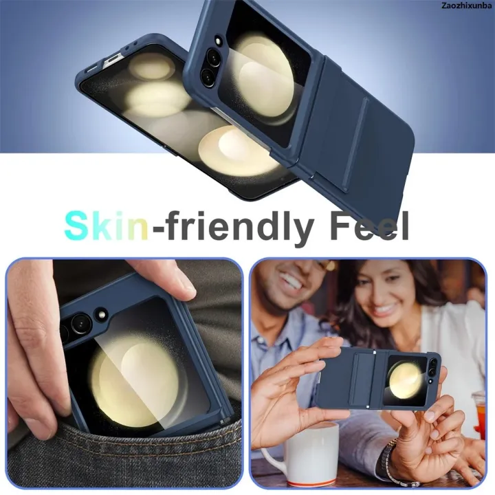 ZaozhixunbaAffordable%20y%20Z%20Fl%20Galax4%20Skin%20Feel%20Hinge%20Z%20FliGalaxy%20Original%20Matte%20Phone%20Case%20for%20Samsung%20p%205%206%20Chain%20Solid%20Color%20Shockproof%20Hard%20IP%206%20Case%20-%20Image%206