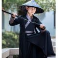 Hanfu Boy's Spring and Autumn Children's Ancient Costume Chivalrous Costume Winter Boy's Chivalrous Style Bamboo Hat Student Chinese Costume. 