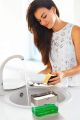 Kitchen Sponge Bracket Press Soap Liquid Box Soap Dispenser Manual Kitchen Press For Family School Office. 