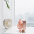 USB Mini Desktop Natural Fan Portable 3 Speed Adjustable 360 Degree Rotating Fan Five-leaf Fan Less Noise Light Weight Portable For Office Household Traveling. 