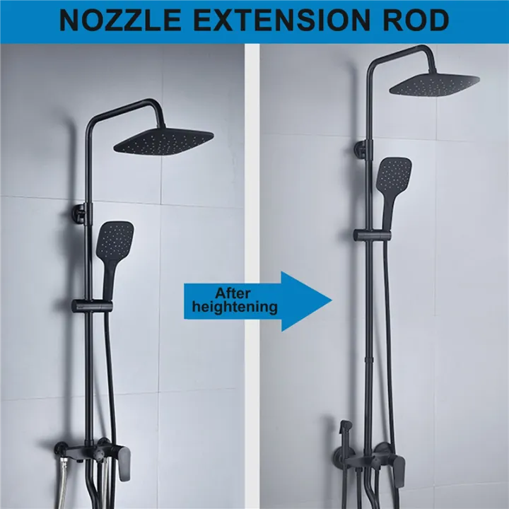 Black%20Shower%20Extend%20Pipe%2030cm%20Length%20Shower%20Mixer%20Pipe%20Brass%20Bath%20-%20Image%206
