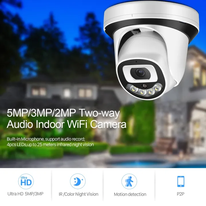 2MP 20m Dual Light Audio HD Audio AHD Camera IR/Color Night Vision Wide ...