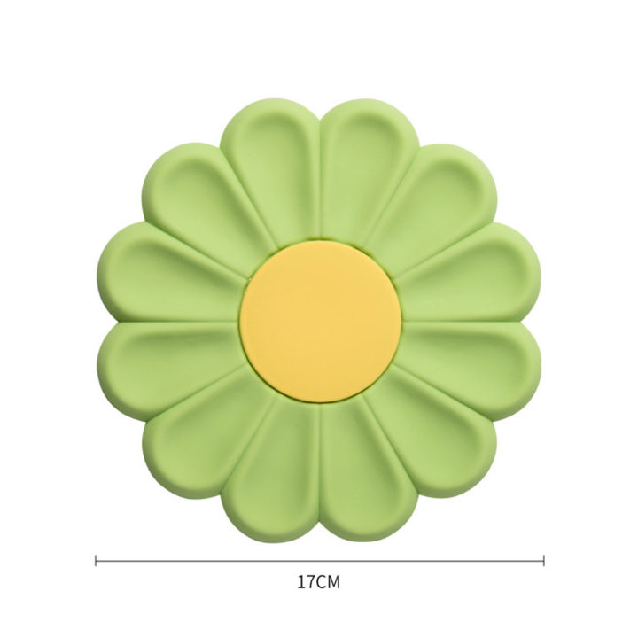 Coasters%20Placemat%20Cute%20Daisy%20Coaster%20Bowl%20Pad%20Tea%20Coaster%20Bar%20Cup%20Mat%20Silicone%20Coaster%20Cup%20Mat%20Creativity%20Coaster%20-%20Image%209
