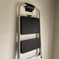 Heavy-Duty Ladder Hanger-Wall Mount Ladder Hooks for Ladder Storage-Wheelbarrow Hangers for Garage Wall-2 Pack Black. 