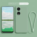 OPPO Reno8 T 5G / Reno 8T 5G Phone Case Lens Protection Casing Solid Straight Edge Liquid Silicone Soft TPU Back Cover. 