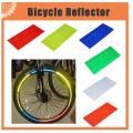 Bicycle reflector Fluorescent MTB Bike Bicycle Sticker Cycling Wheel Rim Reflective Stickers Decal Accessories. 
