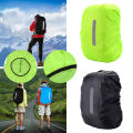 Reflective Waterproof Backpack Rain Cover Outdoor Sport Night Cycling Safety Light Rain Cover Case Bag Camping Hiking 10-70L. 