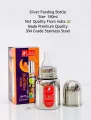 No. 1 Silver Feeding Bottle - Available in 150ml, 220ml, and 300ml Sizes, Premium Quality Baby Bottle for Safe and Comfortable Feeding. 