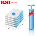 5PCS Vacuum Bags for Storing Clothes Vacuum Seal Bag Space Saving Bags for Storing Clothes Pillow Bedding Blanket Storage. 