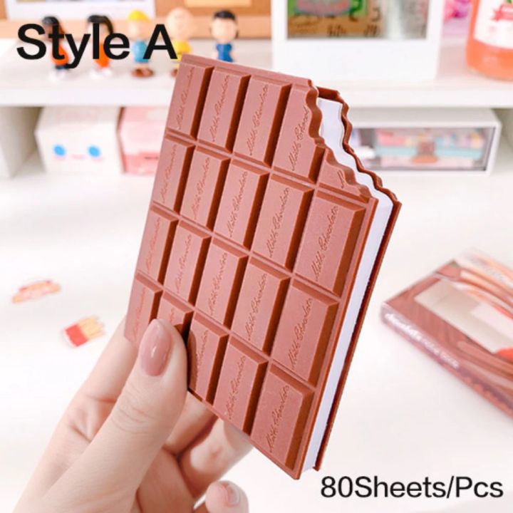 STONEGO%20Creative%20Chocolate%20Cookies%20Shape%20Note%20Book%20Students%20Cartoon%20Cute%20Tearable%20Handwritten%20Memo%20Pads%20Cover%20Notepad%20-%20Image%203
