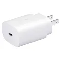 Samsung Super Fast Charger Adapter 25W EP-TA800 PD Travel Wall Chargers | With 3A USB C To USB C Cable | For Galaxy S20 S20+ S21 Ultra Note 20 10+ 5G A90 A80 A71 A70 5G. 
