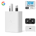 Google 30W UK 3 Pin USB-C Charger for Pixel Phones. 