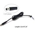 Dc Cable 7.4mm X 5.0mm Male Plug Dc Power Adapter Pigtail Cable Cord With Needle For Lap Power Adapter. 