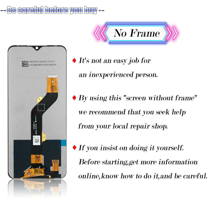 LCD%20No%20Frame%20For%20Infinix%20Hot%2010%20Play%2011%20Play%20X688C%20X688B%20Display%20Touch%20ScreenAssembly%20Replacement%20Parts%20Digitizer%20-%20Image%204