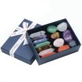 14PCS/Set Natural Stone Crystal Gemstone Chakras Healing Stone Quartz Mineral Ornaments Healing Gemstone Home Decor. 