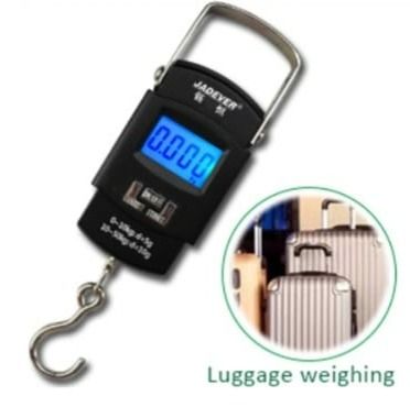 50Kg/10g Portable LCD Display Luggage Weight Digital Electronic Scale Pocket Weighing Hanging Fishing Hook Scale