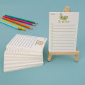 50 Sheets/Book Simple Memo Pad Note Book Tearable Not Sticky Kawaii Decoration Sticky Notes Fruit Hand Account Memo Message Paper To Do List. 