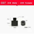 【KAMDSS015】3/8" male to adapter for Tripod Arm Photography. 