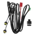 LED Fog Light On Off Switch Relay Kit H11 Fog Lamp Indicator Switch Secure Connection Plug and Play DC12V 0-240W Enhanced Usability for Qashqai J10. 