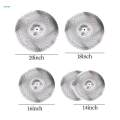 5x Drummer Practice Quiet Cymbal Mute Cymbal Set Low Volume Cymbal Pack for Beginners Drum Set. 