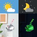 Cute Cat Luminous Wall Sticker For Living Room Girls Bedroom Modern Home Decoration Wall Glow in the Dark Light Switch Stickers. 