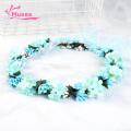 Muses Mall Lightweight Flower Crown Boho Lace Flower Crown Headband for Women Elastic Design Hair Accessories for Girls Floral Garland Headdress for Festival Parties Mini Flower Crown Headpiece. 