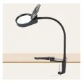 Illuminating Magnifier High Magnifiion 8X 15X Magnifying Glass with Led Lights Table Clamp Lamp. 