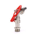 1/2 Inch Zinc Alloy Water Tap Lockable Faucet Garden Hose Faucet with Lock Mystic. 