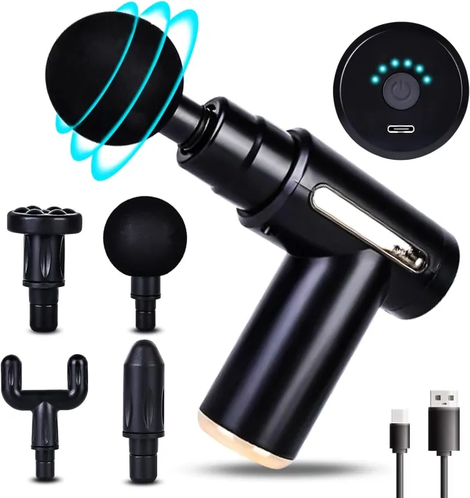 Mini%20Massage%20Gun,%20Muscle%20Massager,%20Portable%20Handheld%20Massager%20with%206%20Speeds,%20USB%20C%20Charging%20Port%20and%204%20Massage%20Heads,%2040%20dB%20Ultra%20Quiet%20Massage%20Gun%20(Black)%20-%20Image%202
