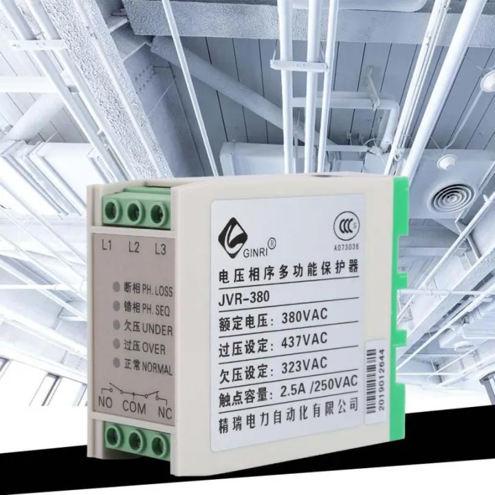 JVR-380%20Phase%20Failure%20Loss%20Sequence%20Relay%20Electronic%20Protection%20Monito%20g%20Voltage%20Control%20Device%20Eletrical%20Equipments%20Supplies%20-%20Image%203