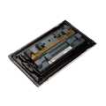 Modular Black 13 Amp Twin Socket Outletwith Neon. 