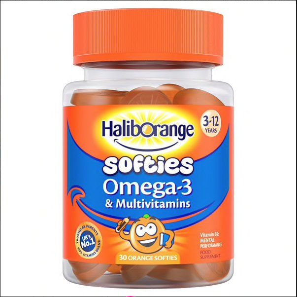 Haliborange Haliborange Omega 3 & Multivitamins Orange Flavoured Softies, 3-12 ...
