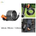 Bike Lock Cable with Key Heavy Duty Bikes Accessories for Doors Gate 0.6m. 