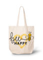 Tote Bag With Zipper and Inside Pocket For Women 100% Eco Friendly Stylish New Trend. 