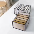 Wardrobe Clothes Organizer - 7-Grid Drawer & Closet Storage Organizer Shirt Drawer Organizer, Wardrobes for Small Bedrooms. 