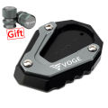 Motorcycle Accessories Side Stand Kickstand Enlarge Pad For Loncin Voge 300ds 300 Ac Rr R 300 Ds Valve Caps 300rr 300r 300ac. 