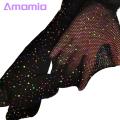 Elegant Rhinestone Hosiery Sparkling Rhinestone Fishnet Pantyhose for Party Club Look High Elasticity Anti-slip Design Favorite Rhinestone Pantyhose. 
