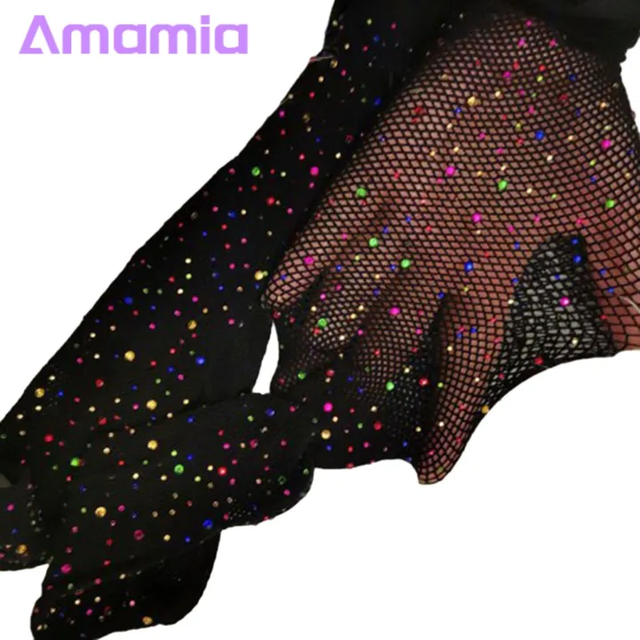 Elegant%20Rhinestone%20Hosiery%20Sparkling%20Rhinestone%20Fishnet%20Pantyhose%20for%20Party%20Club%20Look%20High%20Elasticity%20Anti-slip%20Design%20Favorite%20Rhinestone%20Pantyhose%20-%20Image%203