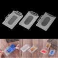 【ALLGOOD】1/3pcs Acrylic Plastic Multi-use Hard Plastic Badge Work  Holder Protector Cover Case  Holder Useful Design. 