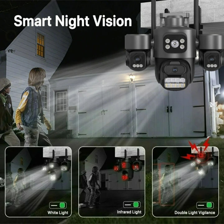 ITECH%20WIFI%20Three%20Lens%20Three%20Screen%20PTZ%20WiFi%20Security%20Camera%20Outdoor%20Auto%20Tracking%20Mini%20Surveillance%20CCTV%20Waterproof%20ICSEE%20-%20Image%203