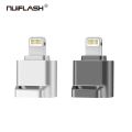 Silver】 Nuiflash usb 2.0 to lightning OTG Data Adapter For iPhone 11 Pro XR X 8 7 Tablet Converter Data SD Card Disk. 