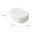 Rice Sub Packaged Box Food Container Freezer Refrigerator Dumpling Rice Fresh-Keeping Box Food Fruits Micorwave Bento Lunch Box. 