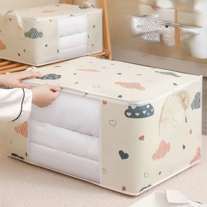 [HOT] Large Quilt Storage Bag Dust-Proof Wardrobe Quilt Clothes