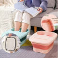 Foldable Footbath Massage Bucket Soaking Bucket Folding Basin Spa Foot Bath Bucket Household Sauna Bathtub Pedicure Bath Bathtub. 