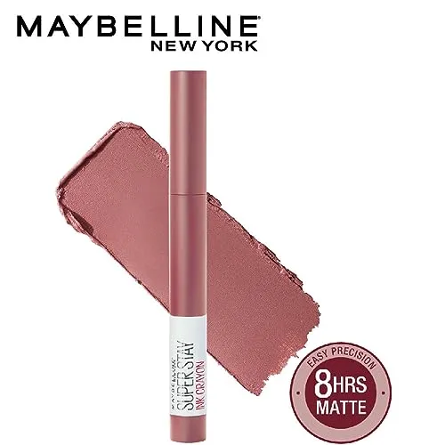 Maybelline%20New%20York%20Lipstick,%20Matte%20Finish,%20Long-lasting,%20Intense%20Colour,%20SuperStay%20Crayon%20Lipstick,%2015%20Lead%20the%20way,%201.2g%20(FROM%20INDIA)%20-%20Image%202