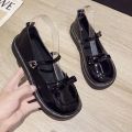 Cute Bowknot Mary Jane Leather Shoes Women Korean Style Easy Matching Cute Girl LolitajkShoes Summer Japanese Thin. 