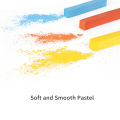 Square Pastel Set 24 Colors Soft Dry Pastel Artist Chalk Pastel Sticks Non Toxic for Office School Art Drawing Painting Supplies. 