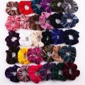 10 Pcs Hair Scrunchies Elastic Hair Bands Scrunchy Hair Ties Ropes Scrunchie Hair Band for Women or Girls Hair Accessories - 10 Assorted Colors Scrunchies (Mixed Color). 