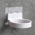 Wall-mounted Hair Dryer Holder Bathroom Hooks Hairdryer Hanger Rack Practical Wall Storage Strong Sticky Hairdryer Rack Stand. 